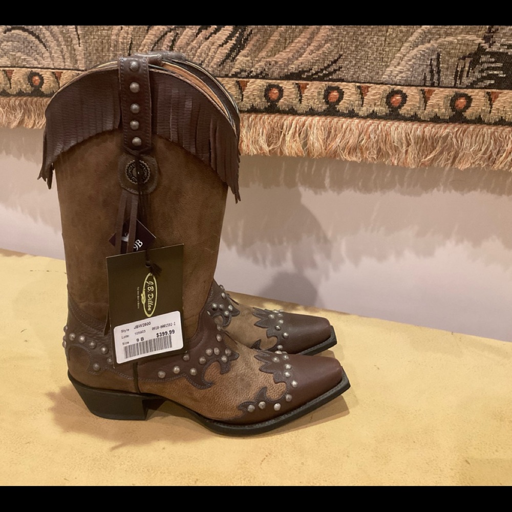 NWT J.B. Dillion Handcrafted Western Boots